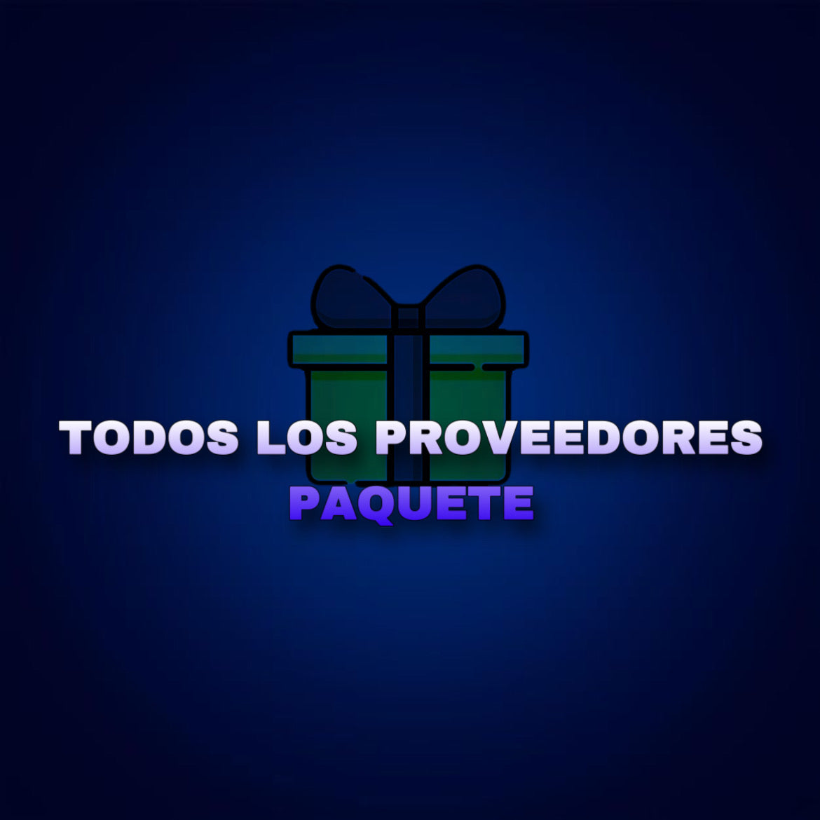 TODOS LOS PROVEEDORES PAQUETE