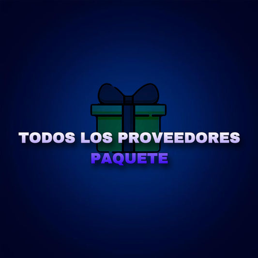 TODOS LOS PROVEEDORES PAQUETE